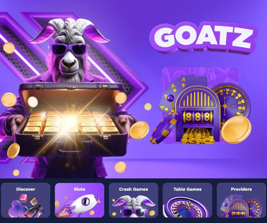 Goatz kryptocasino med sportsbetting og kryptovaluta