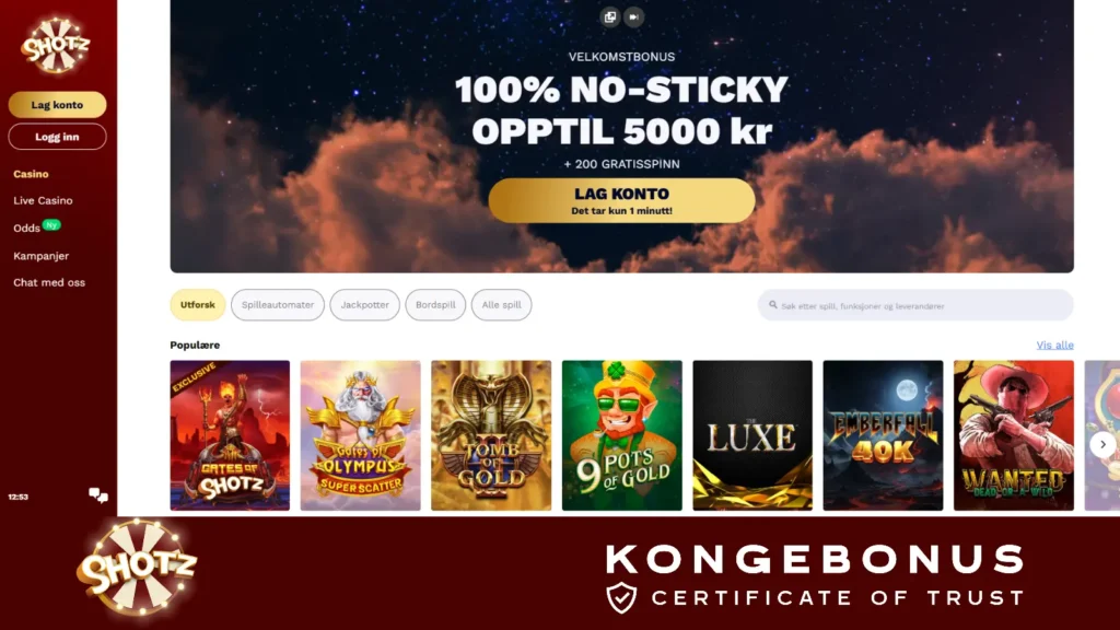 Shotz live casino med Speed Roulette