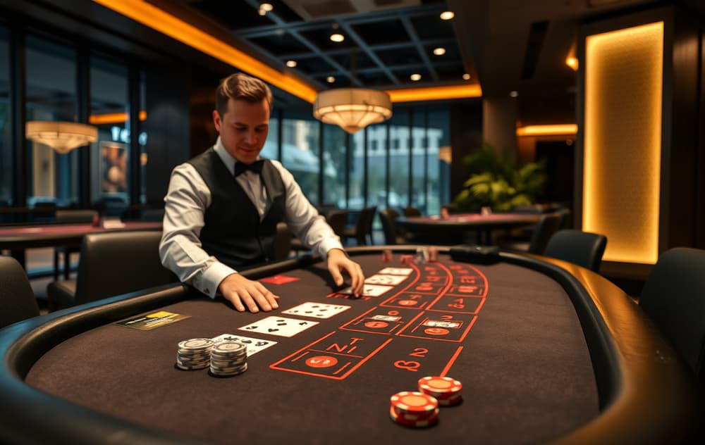 Live dealer blackjack på nettcasino.
